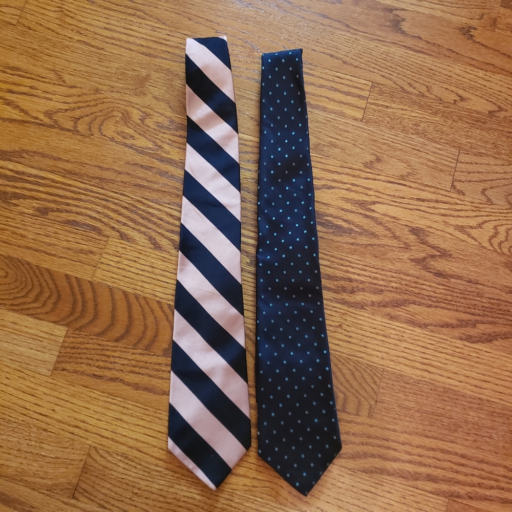 Express & Tom James Bundle Lot of 2 Ties